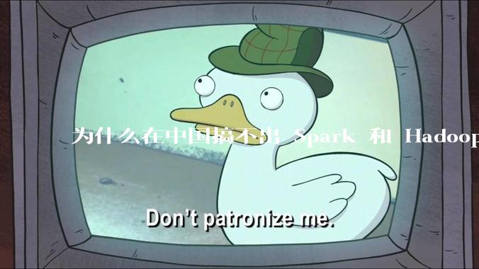 为什么在中国搞不出 Spark 和 Hadoop 这种东西？