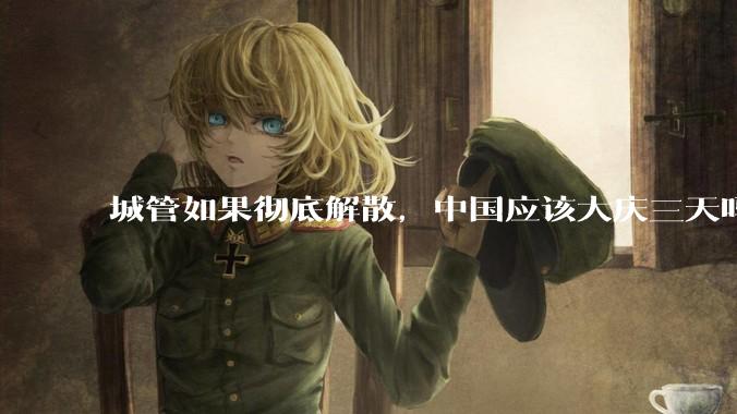 城管如果彻底解散，中国应该大庆三天吗？