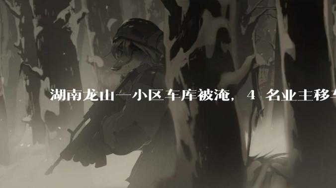 湖南龙山一小区车库被淹，4 名业主移车失联其中 3 人遇难，有何警示意义？遇到暴雨有哪些注意事项？